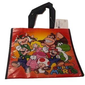 Super Mario Character Tote Bag 13x14 Reusable Shopping Bag